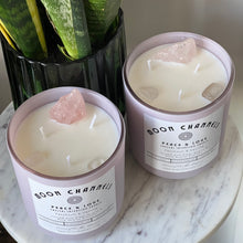 Load image into Gallery viewer, Peace &amp; Love Crystal Intention Candle