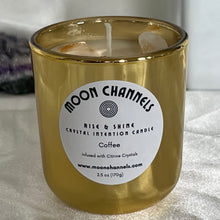 Load image into Gallery viewer, Rise &amp; Shine Crystal Intention Candle