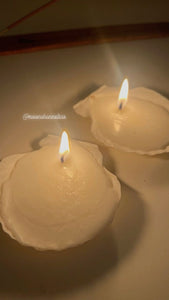 Shell Tea light Candle Sample