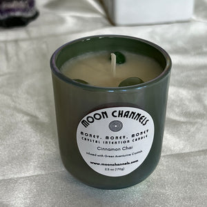 Money, Money, Money Crystal Intention Candle