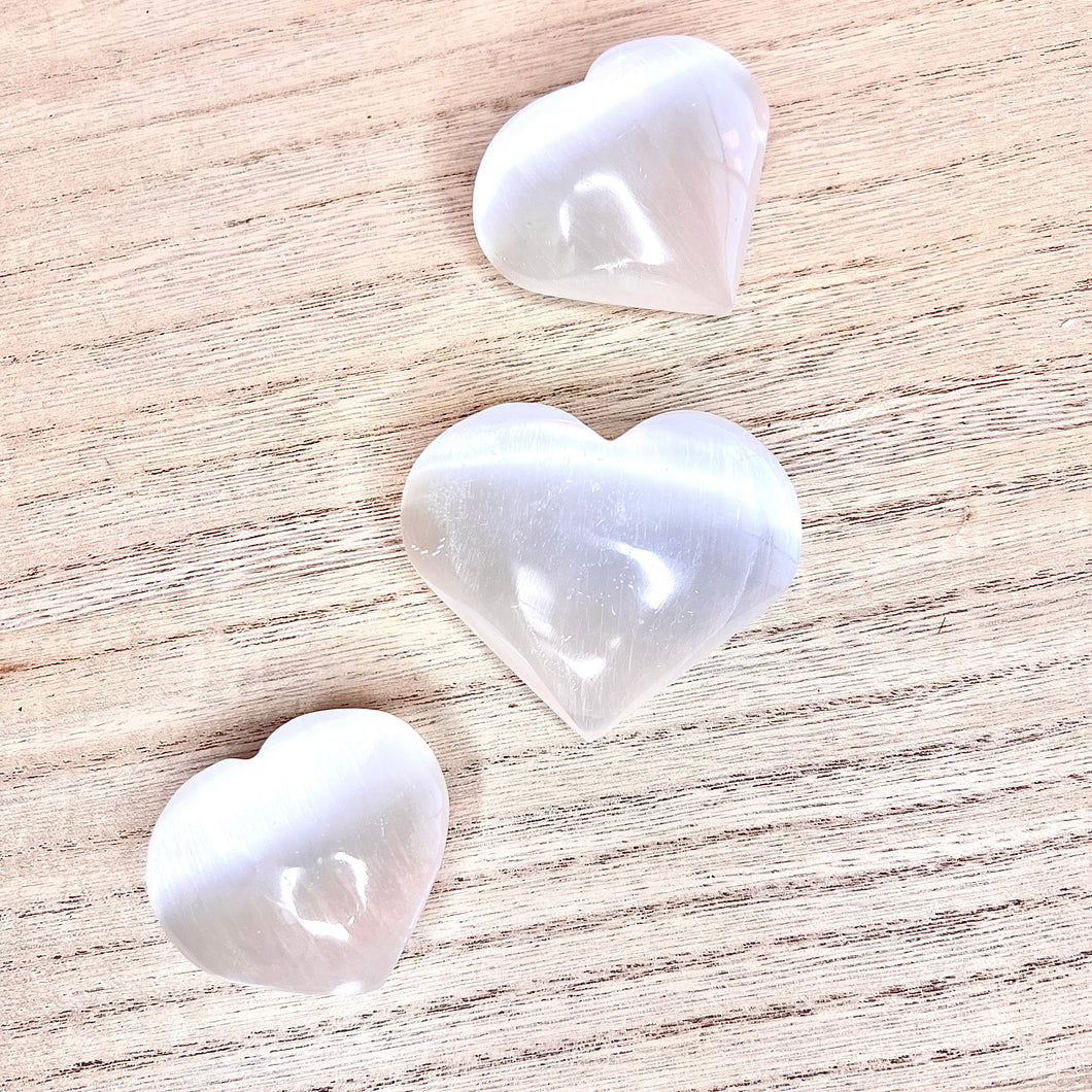 Selenite Heart