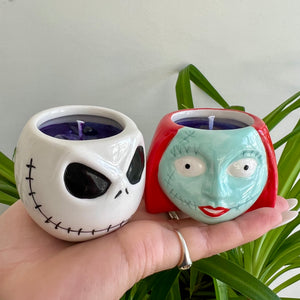 Jack & Sally Decor Candle Set