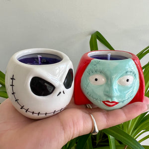 Jack & Sally Decor Candle Set