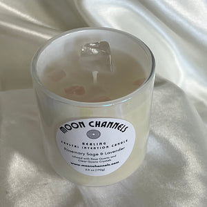Healing Crystal Intention Candle