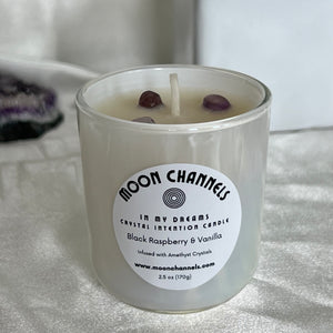 In My Dreams Crystal Intention Candle